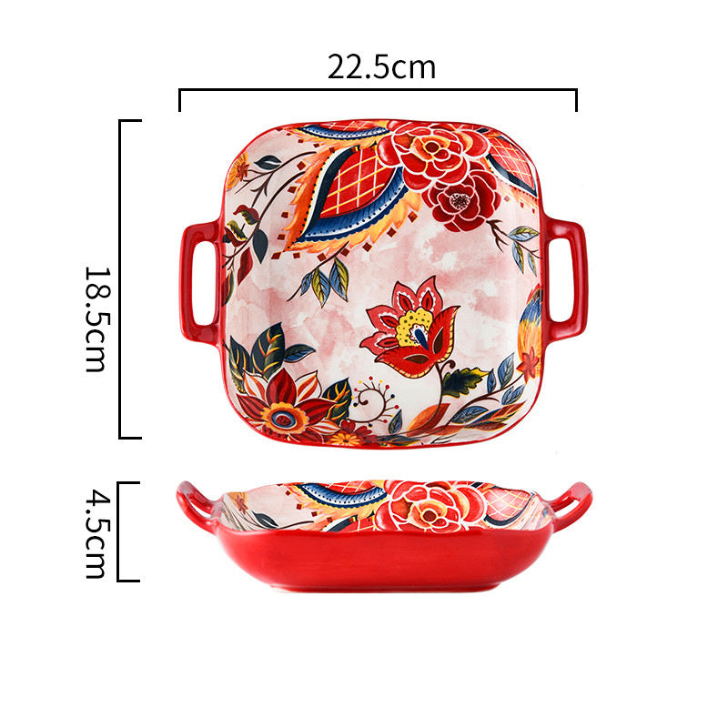 Akiro Painted Tableware Set