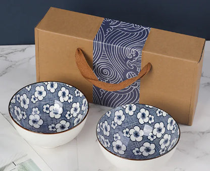 Akiro Blue Porcelain Duo