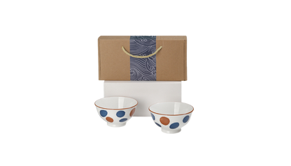 Akiro Blue Porcelain Duo