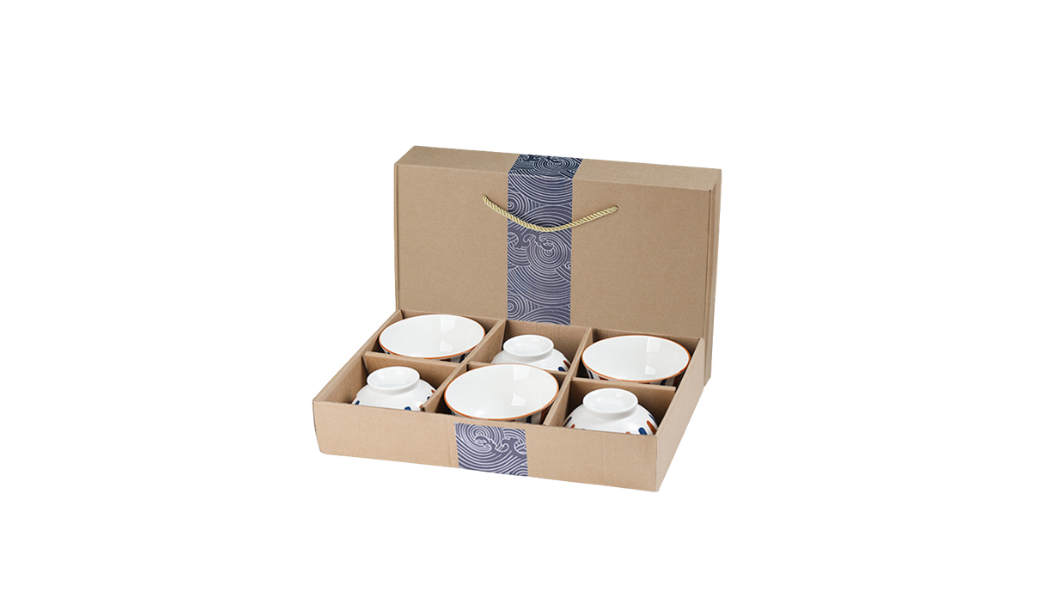 Akiro Blue Porcelain Duo