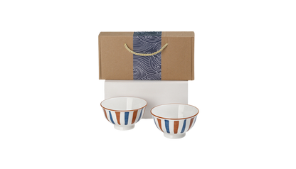 Akiro Blue Porcelain Duo