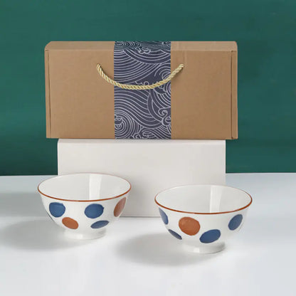 Akiro Blue Porcelain Duo