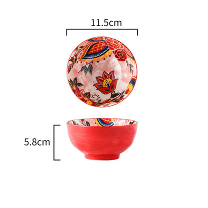 Akiro Painted Tableware Set